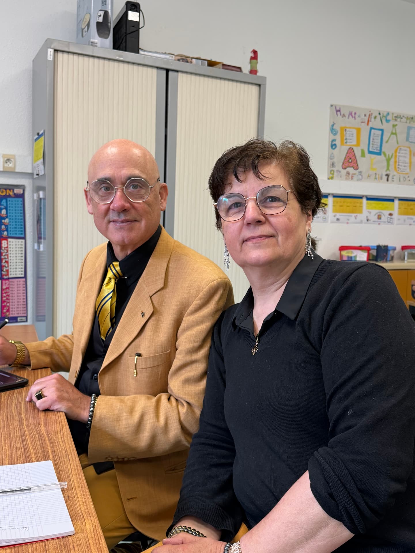 Charles et Odile, responsables site de Capendu (CLAS)