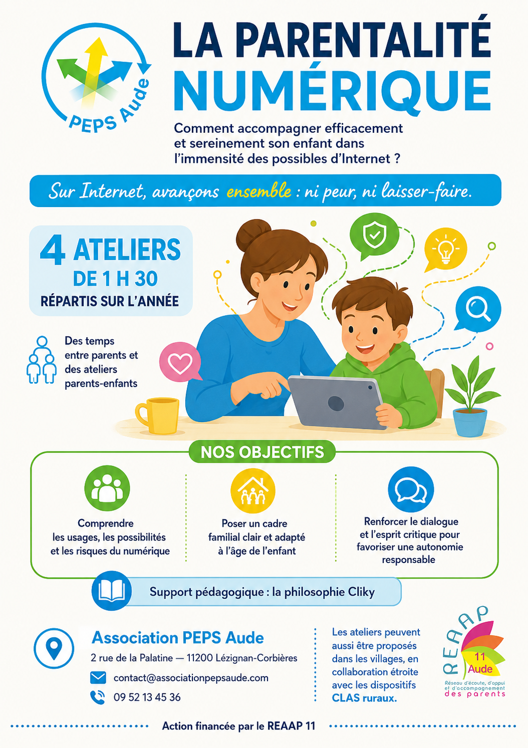 La Parentalité numérique — 4 ateliers pour accompagner son enfant sur Internet