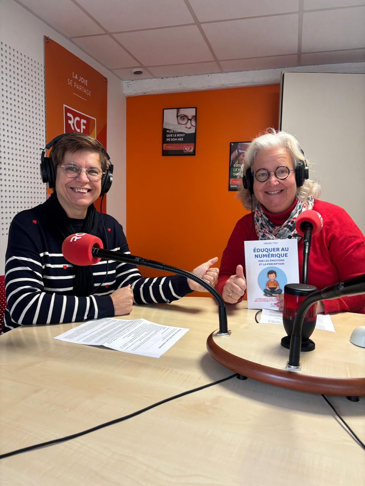 Chronique radio RCF : éduquer au numérique avec Virginie Tyou