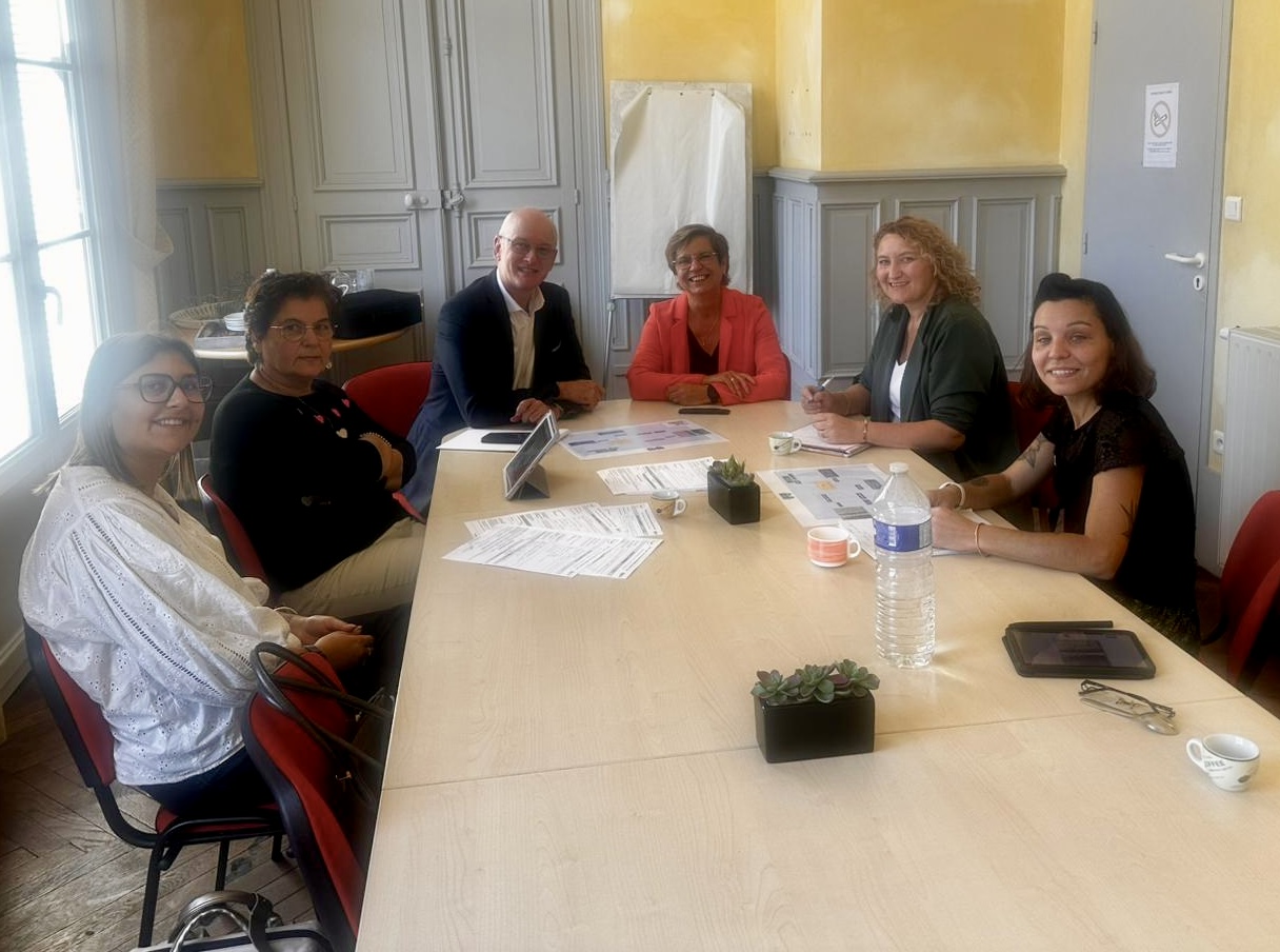 Réunion de travail de l'équipe PEPS Aude, EHPAD les figuères Capendu