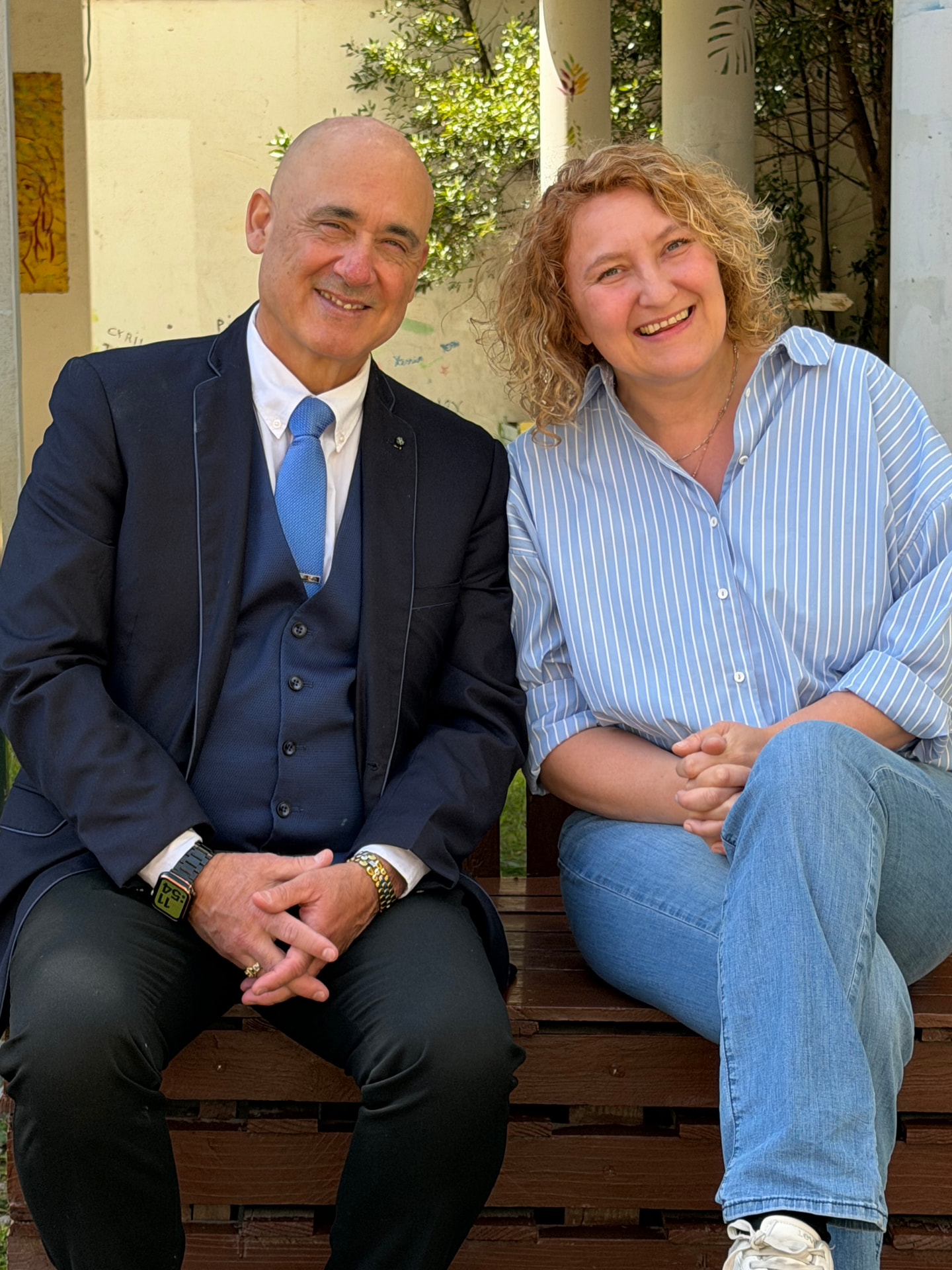 Charles et Tracey, accompagnateurs CLAS et PTITS +